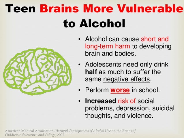 alcohol and the brain to teens Matures office sex